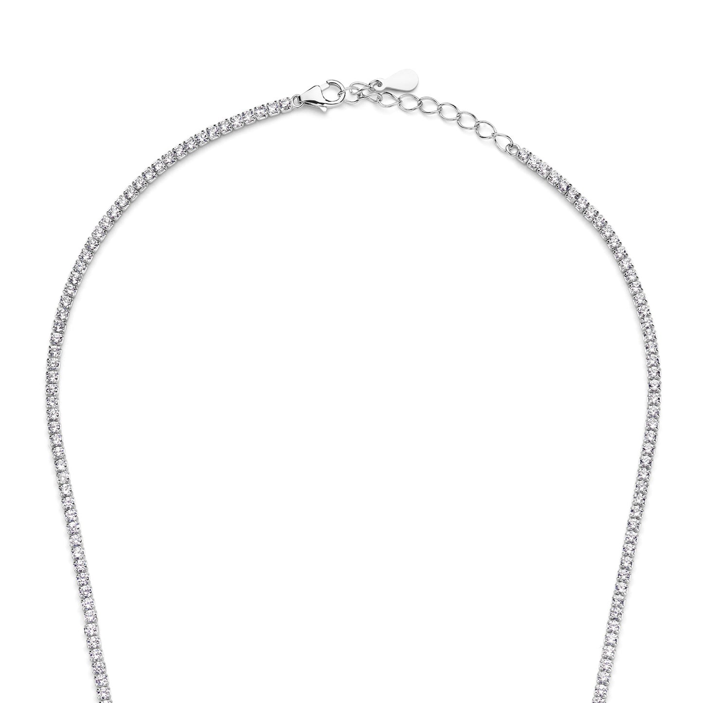 Tennisketting met Zirkonia 1,75 mm Sterling Zilver 925/000