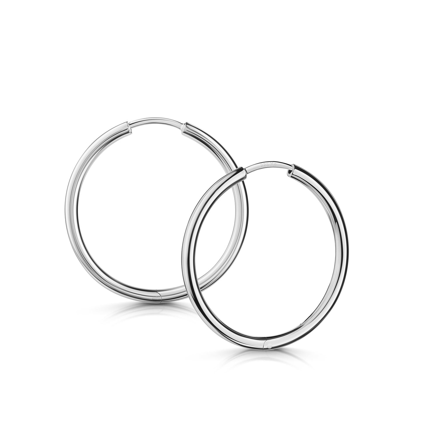 Boucles d'oreilles créoles Ø 25 mm Argent 925/000