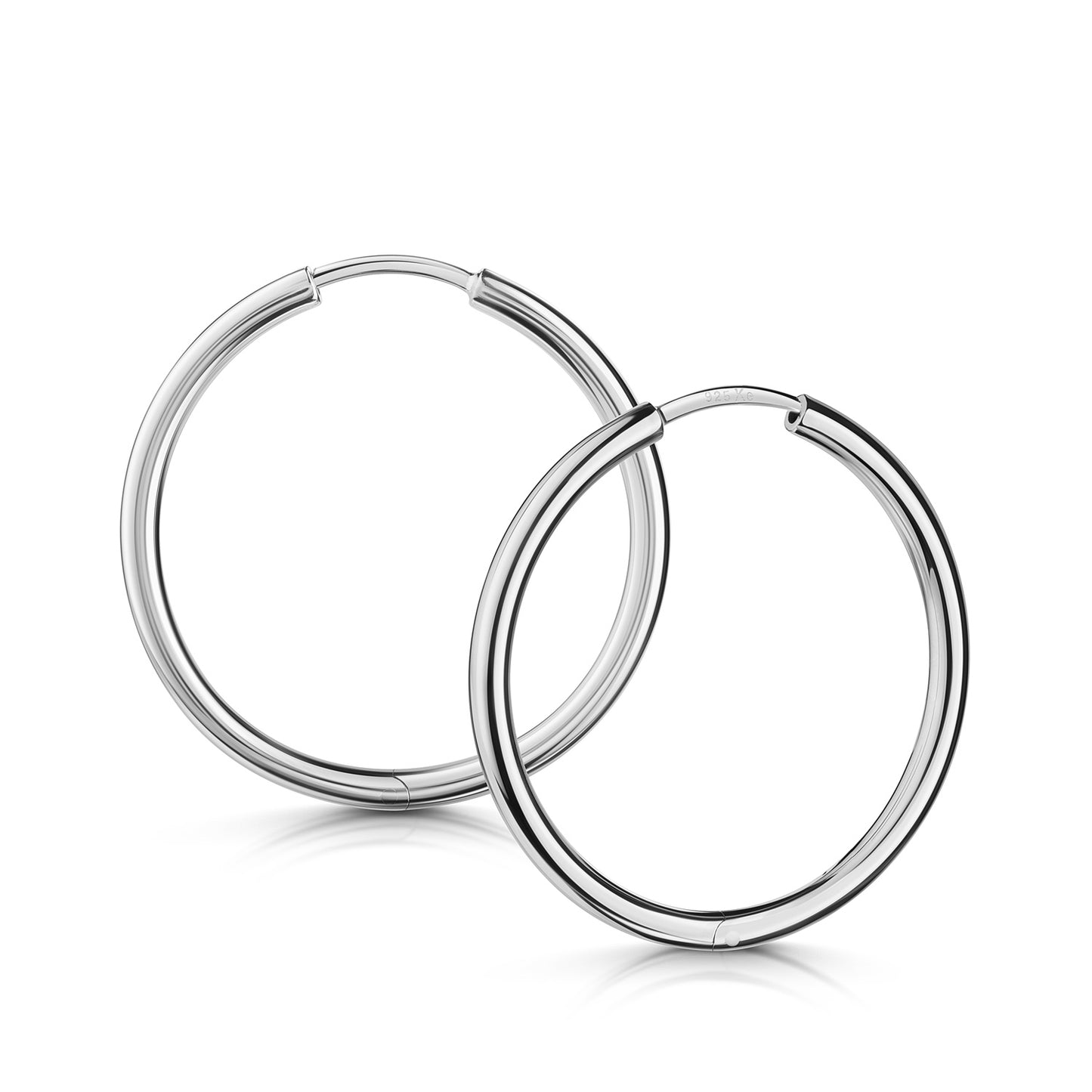 Boucles d'oreilles créoles Ø 32 mm Argent 925/000