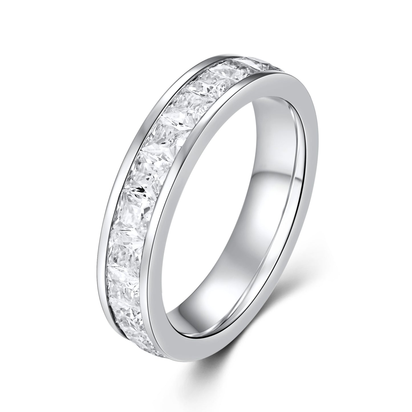 Damesring met 23 Zirkonia Sterling Zilver 925/000