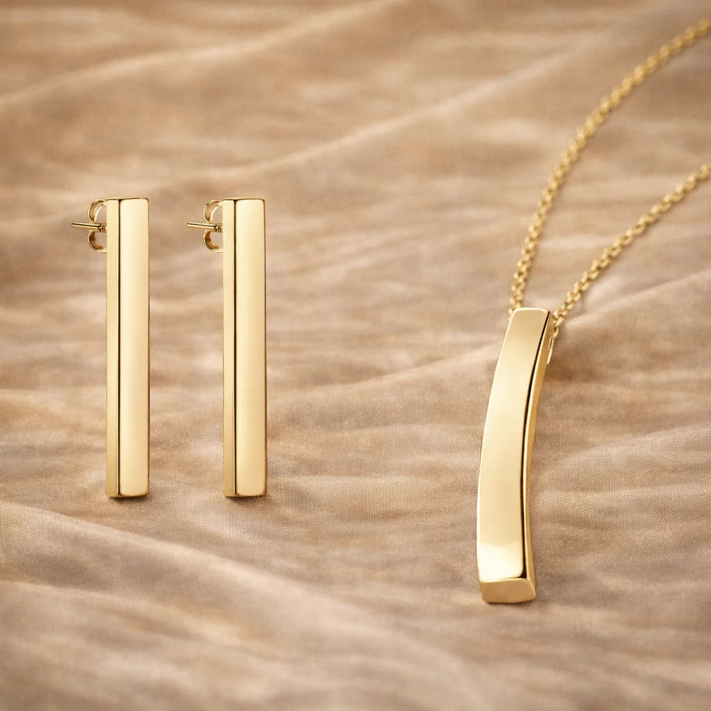 (8376) Halsketting met staafje