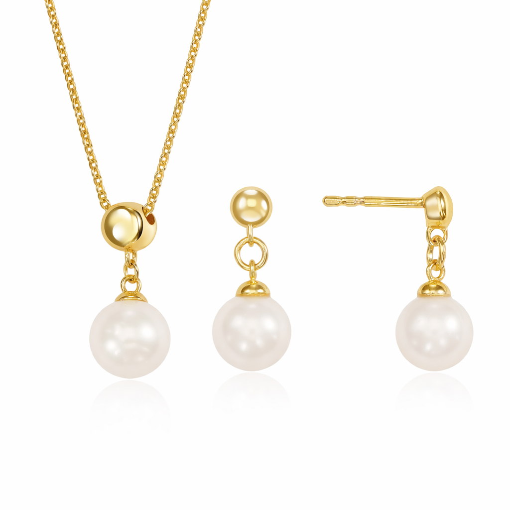 (54304) Boucles d'oreilles puces avec perle d'eau douce 6-6,5 mm argent