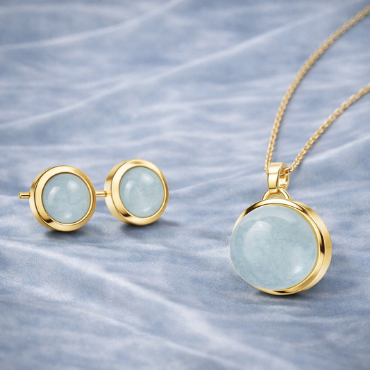 (4526/6961) Ensemble Audrey Argent 925/000 plaqué or ok