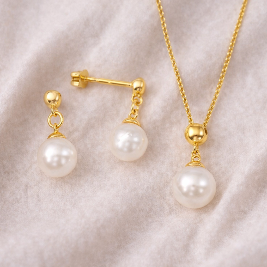 (54302/54304) Set Delphine Zilver 925/000 goud verguld ok