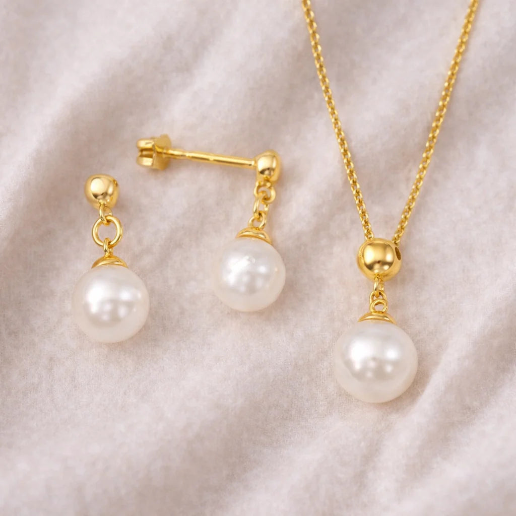 (54304) Boucles d'oreilles puces avec perle d'eau douce 6-6,5 mm argent