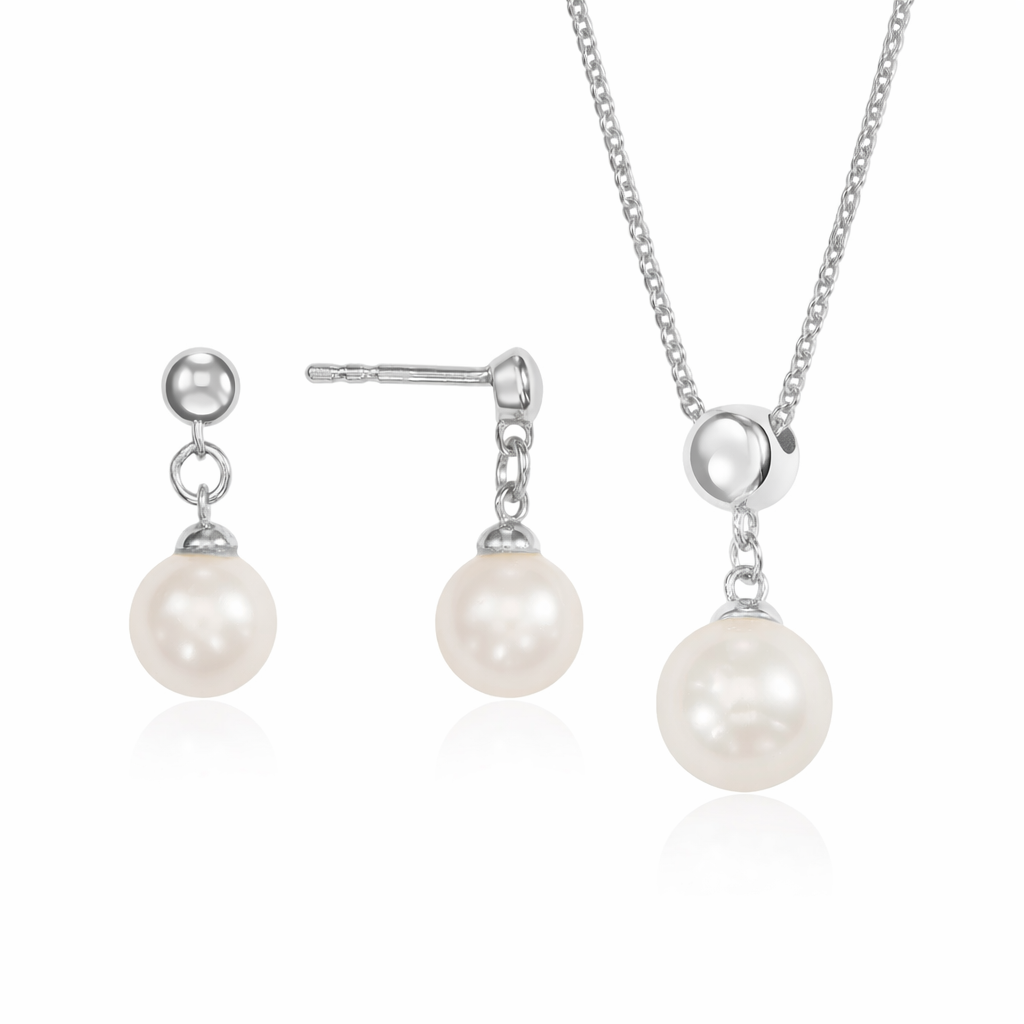 (54301) Collier avec perle d'eau douce Argent 925/000