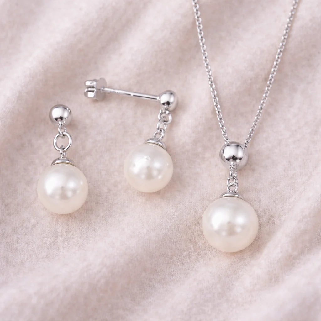 (54301) Collier avec perle d'eau douce Argent 925/000