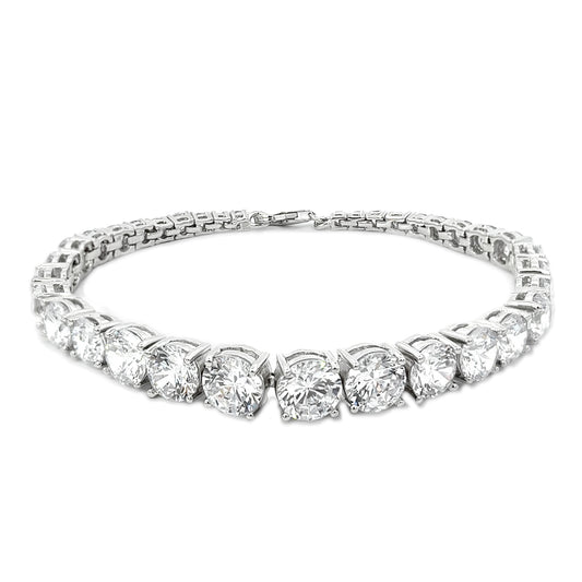 Tennisarmband met Zirkonia 2 mm tot 7 mm Sterling Zilver 925/000