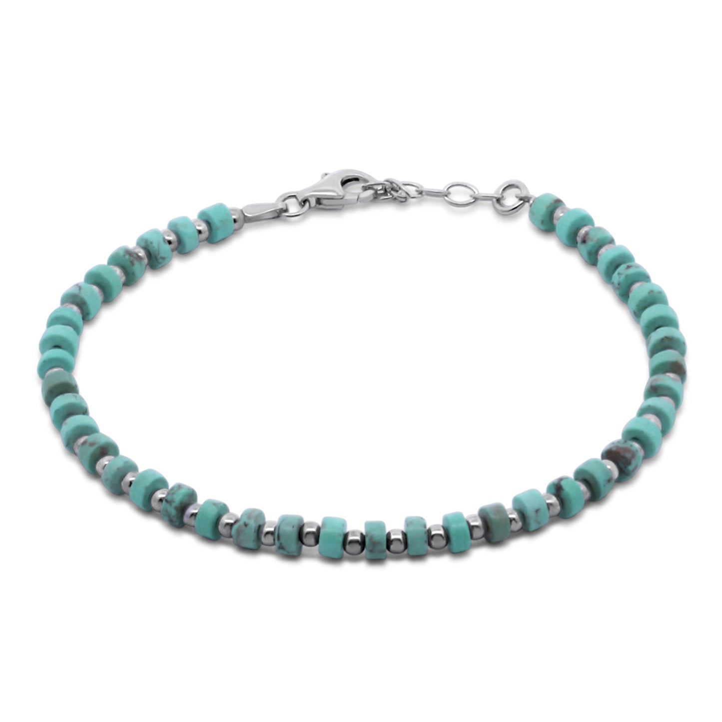 Armband met groene stenen Sterling Zilver 925/000