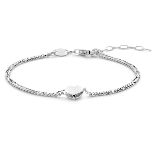 Armband hart zilver 925/000