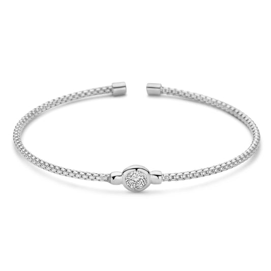 (51558) Bangle met Zirkonia Sterling Zilver 925/000