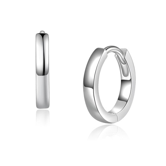 Oorbellen 13 mm op 2.2 mm Sterling Zilver 925/000