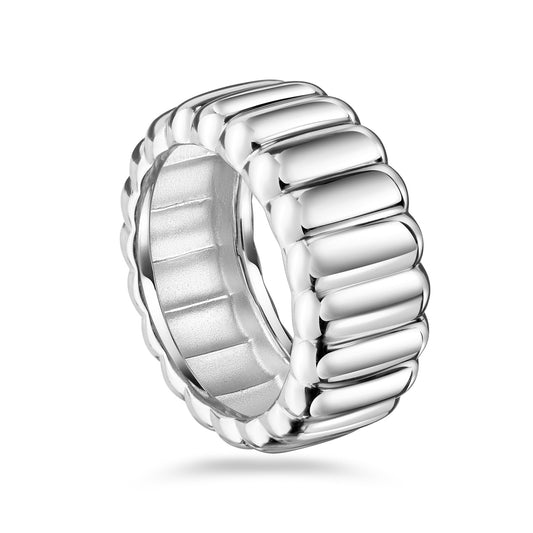 (54376) Bague femme audacieuse en argent sterling 925/1000