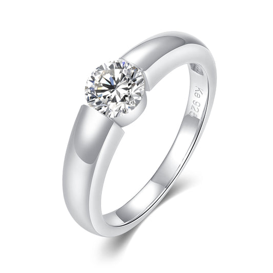 Damesring met Zirkonia Sterling Zilver 925/000