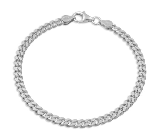 Schakel Armband 4,3 mm breed Sterling Zilver 925/000