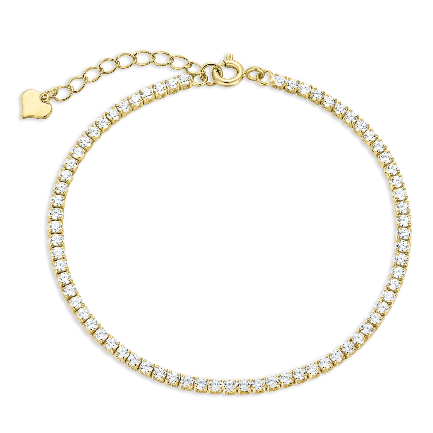 (8851) Bracelet de tennis avec zircone