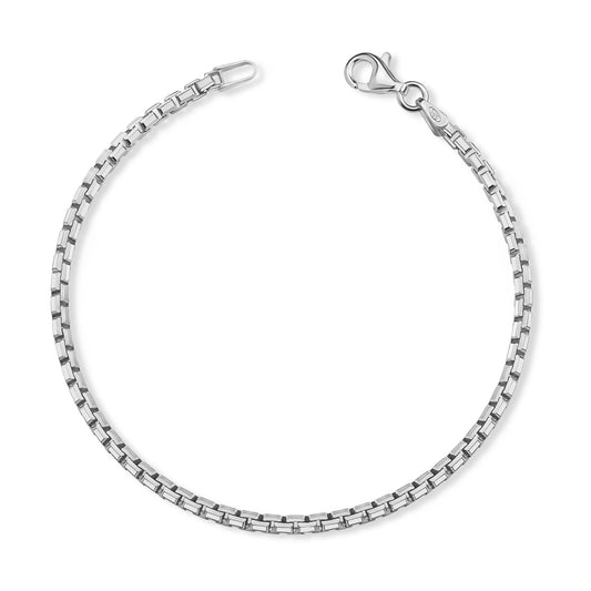Venetiaanse Armband 2,5 mm breed Sterling Zilver 925/000