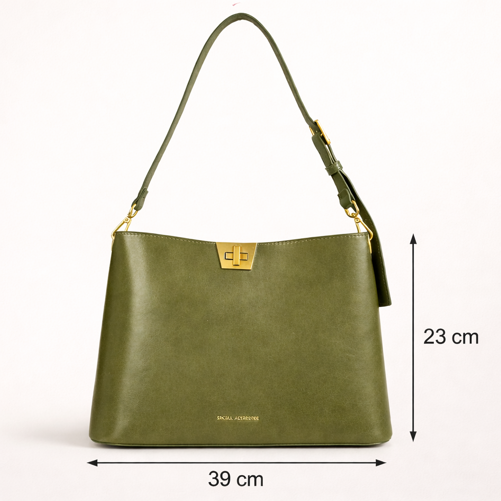 geschenk groene handtas