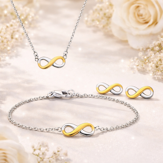 Ensemble Giulia en argent sterling 925/000 plaqué or (bicolore)